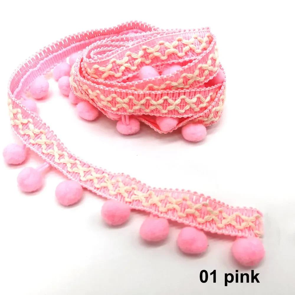 10yards Pom Pom Trim Lace Fabric Sewing Accessories