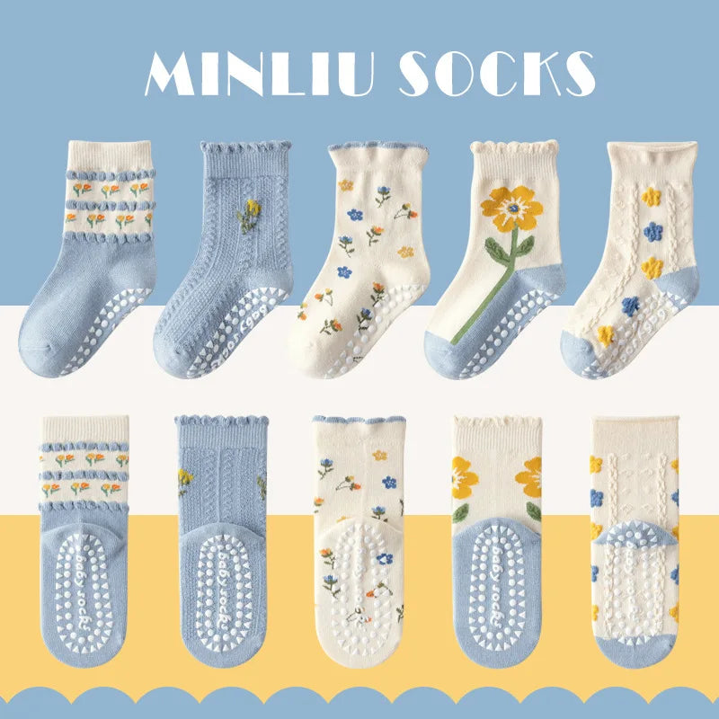 Dinner Trampoline Baby Cotton Socks 1-12 Years Old