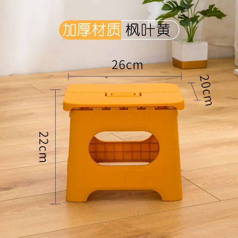 Portable Plastic Folding Stool Outdoor Fishing Stool Small