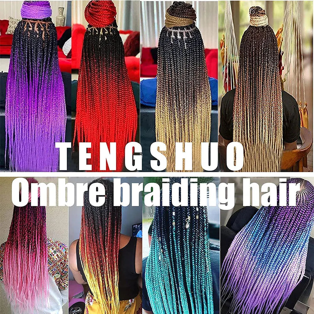 Synthetic Jumbo Braiding Hair Extension 24 " Heat