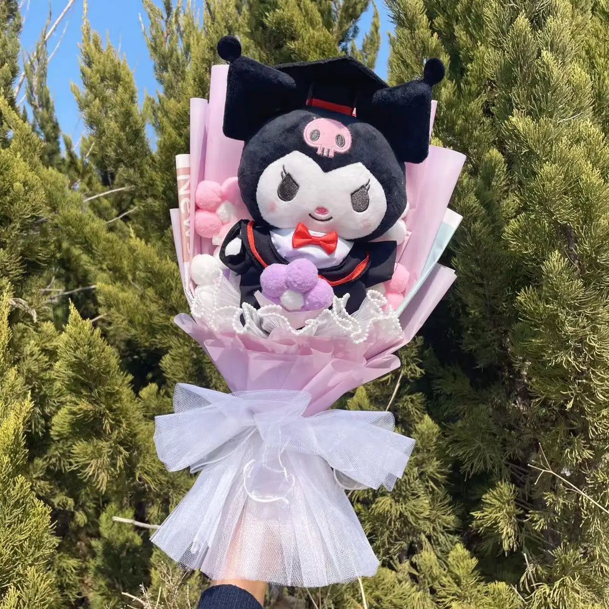 Cartoon My Melody Kuromi Cinnamoroll With graduation hats