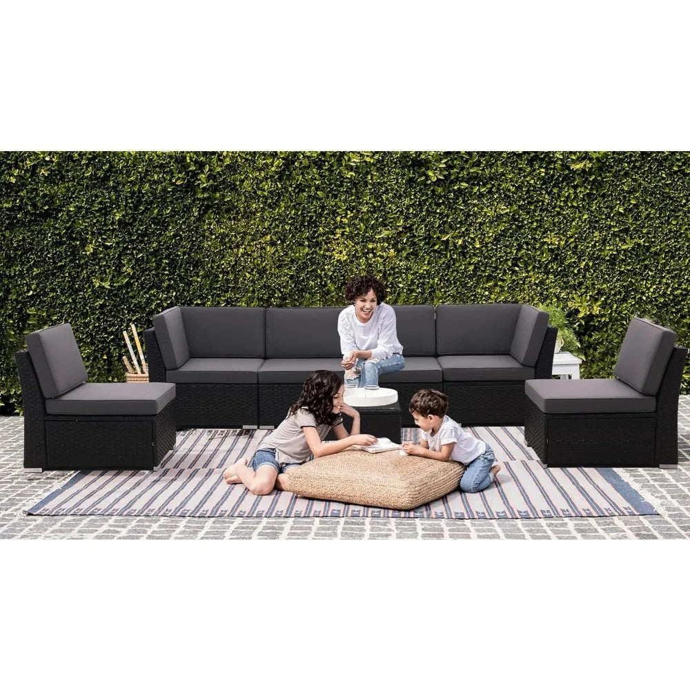 Patio Furniture Outdoor Set, Terrace Sofa Set, All-weather