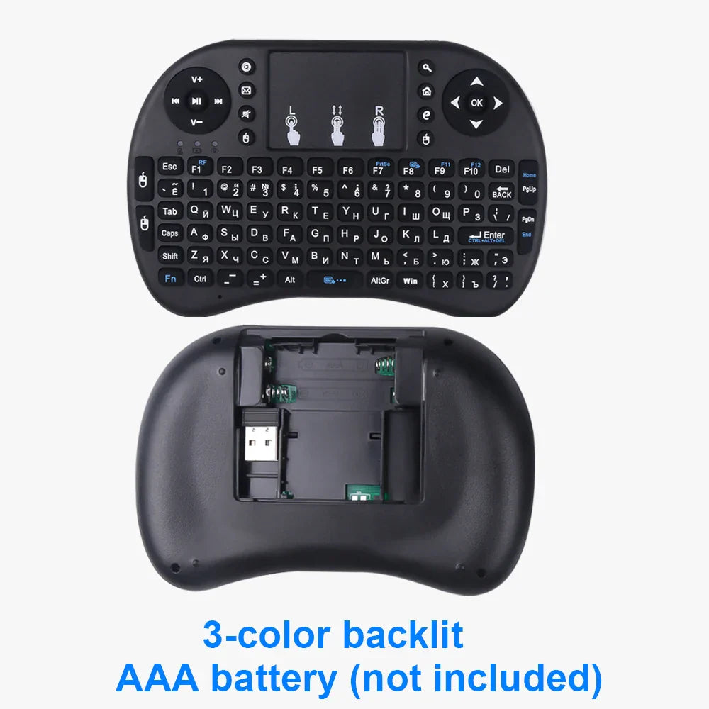 i8 Mini Keyboard Wireless Keyboard 3 Color Backlit