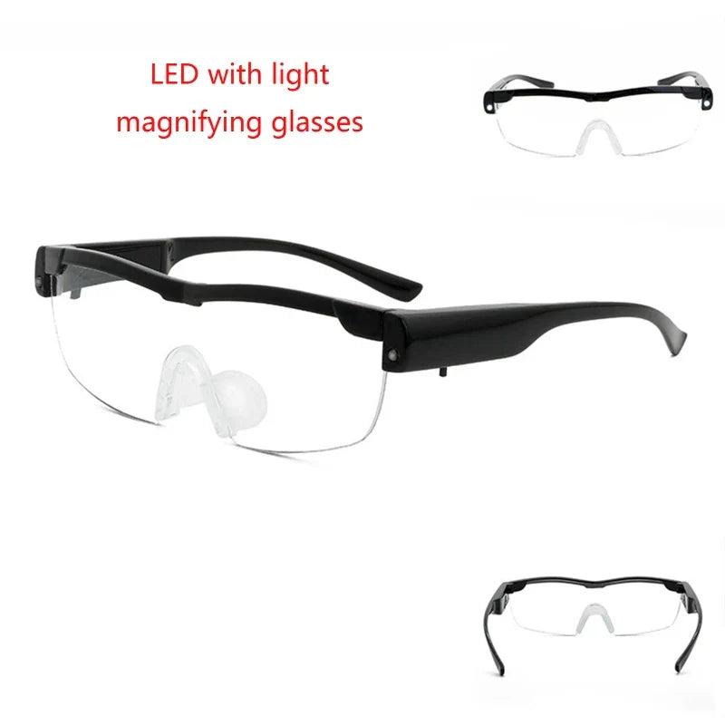 Fashion Design Reading Glasses with Light Magnifying Glasses