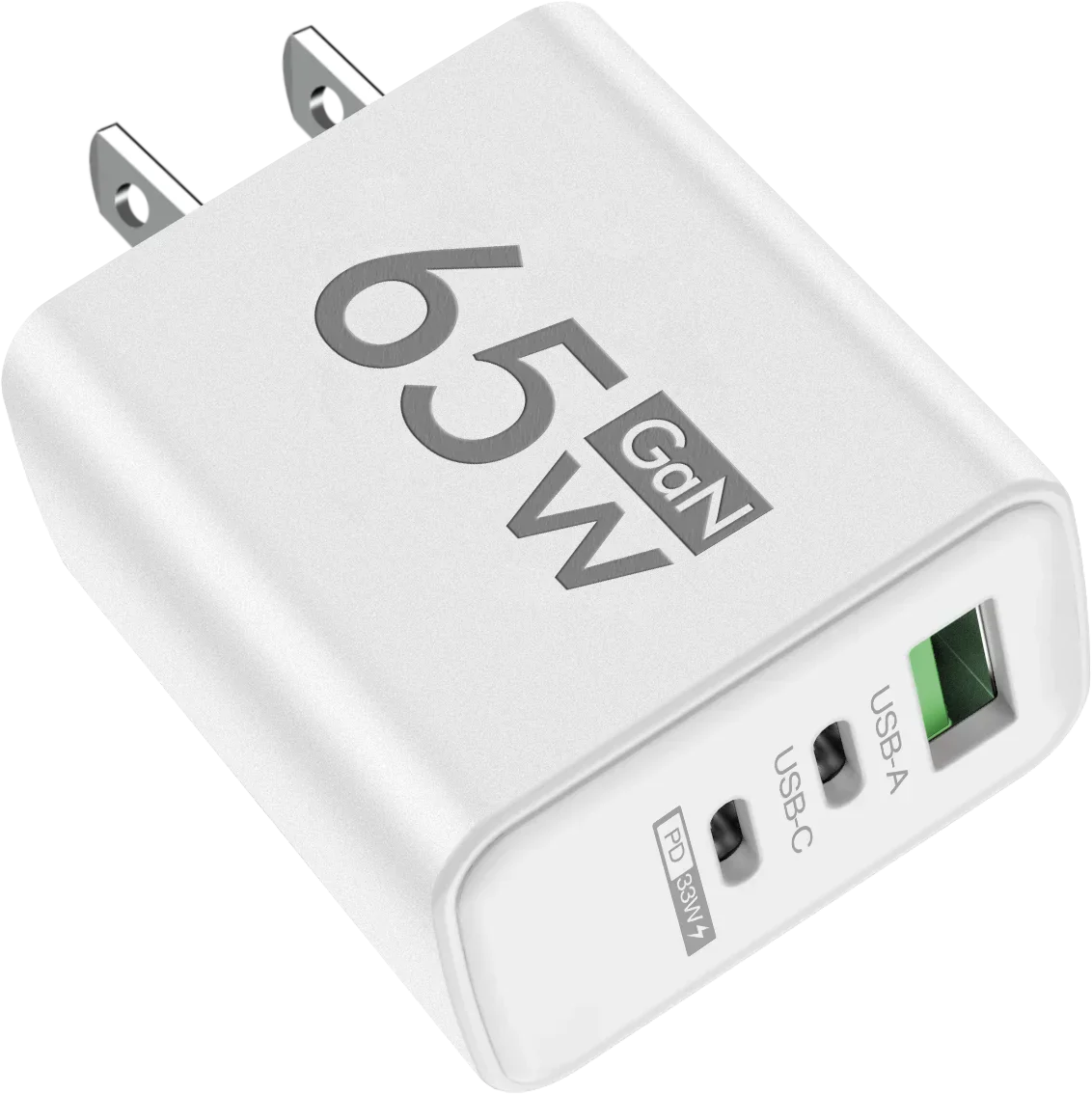 65W 3 Ports GaN USB PD Charger Fast