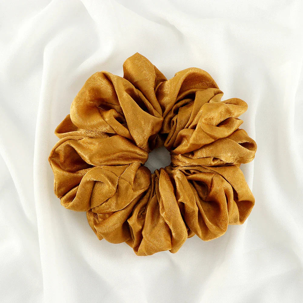 Big Size Shiny Chiffon Scrunchies for Muslim Women
