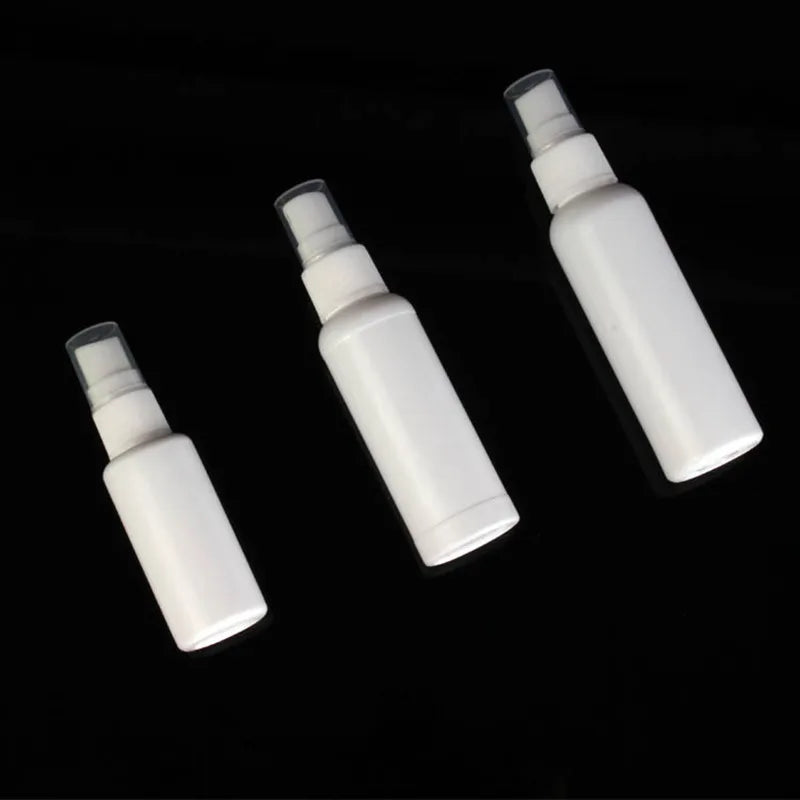 100PCS/LOT White Spray Bottle 10ml 20ml 30ml 50ml