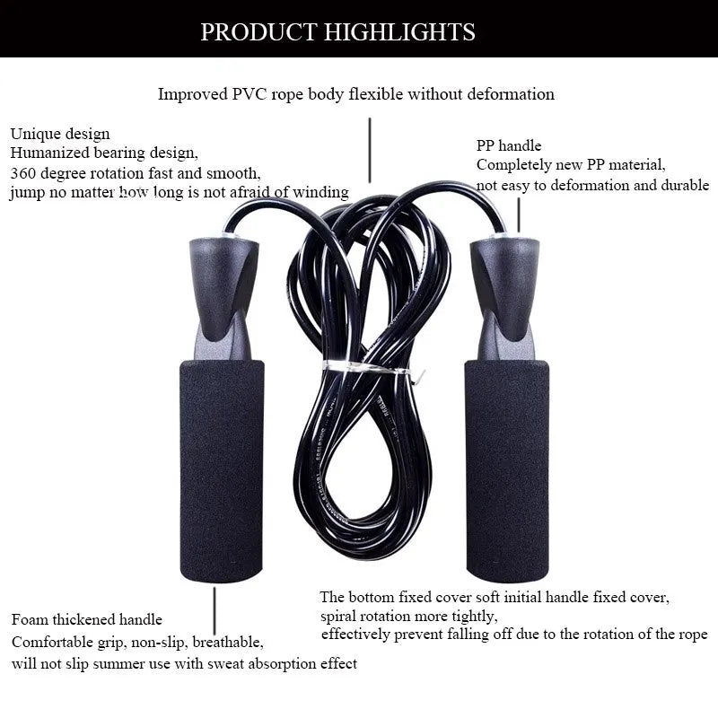Speed Skipping Rope Sports Unisex Student Fitness Jump