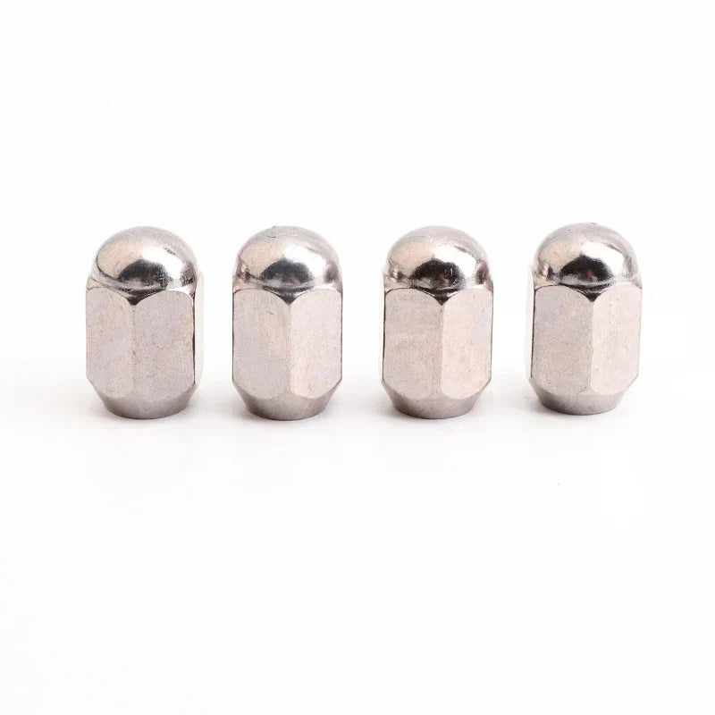 M10X1.25 Chrome Wheel Hub Nut Fit For ATV