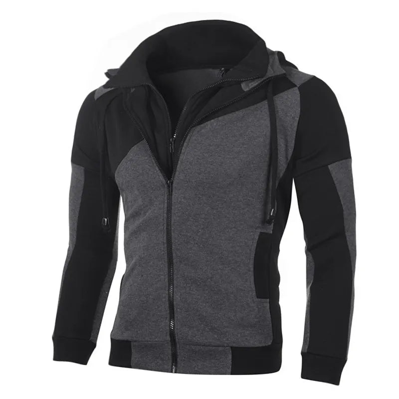 MRMT 2024 Brand Men's Hoodies Sweatshirts Colorblock Double