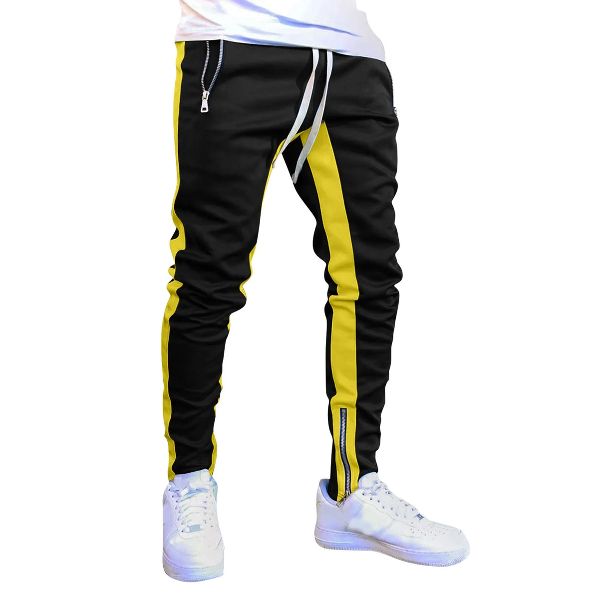 New Men's Casual Fashion Pants Streetwear Sportswear Skinny