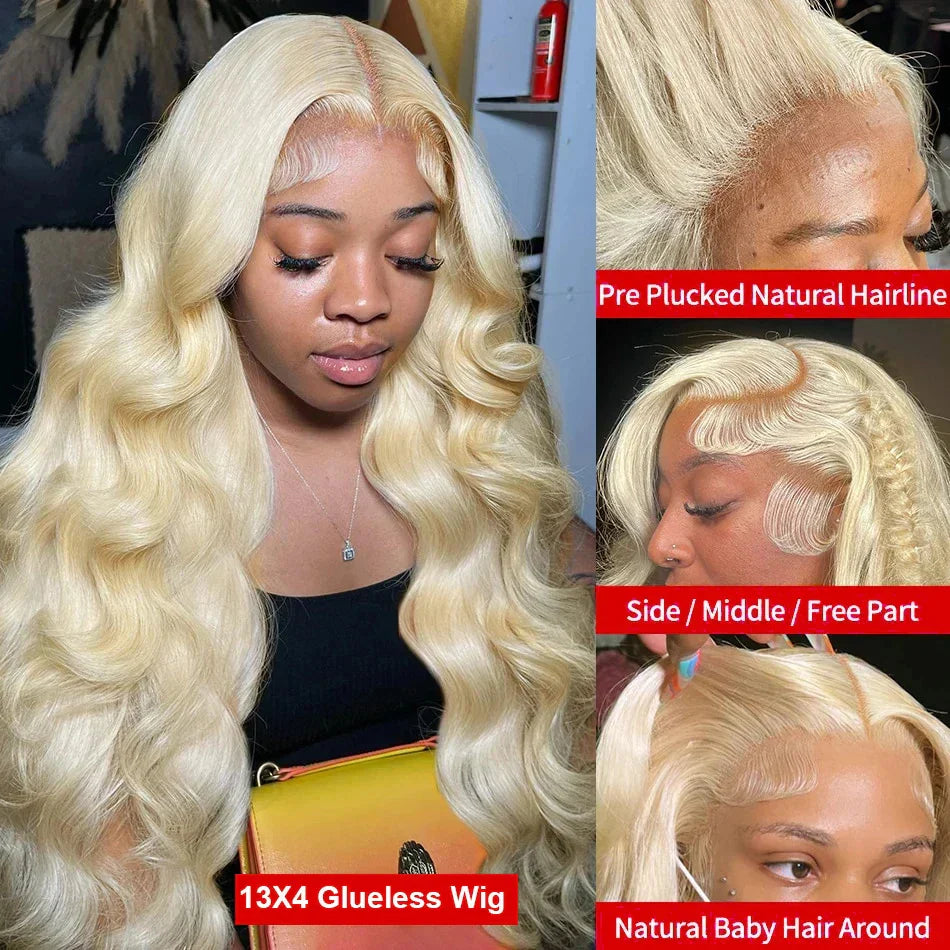 Body Wave 613 HD Lace Frontal Wig Water