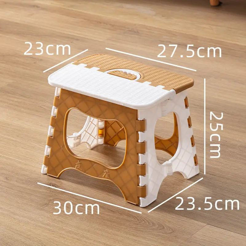 Thickened Plastic Folding Furniture Stool Portable Mini Outdoor