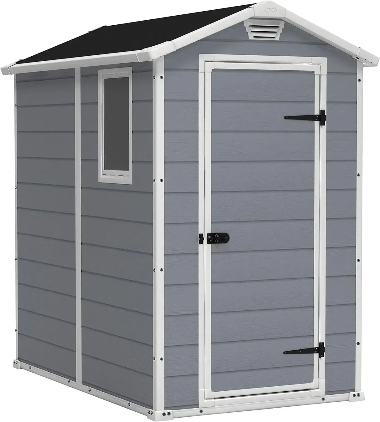 Manor 4x6 Resin Outdoor Storage Shed Kit-Perfect to