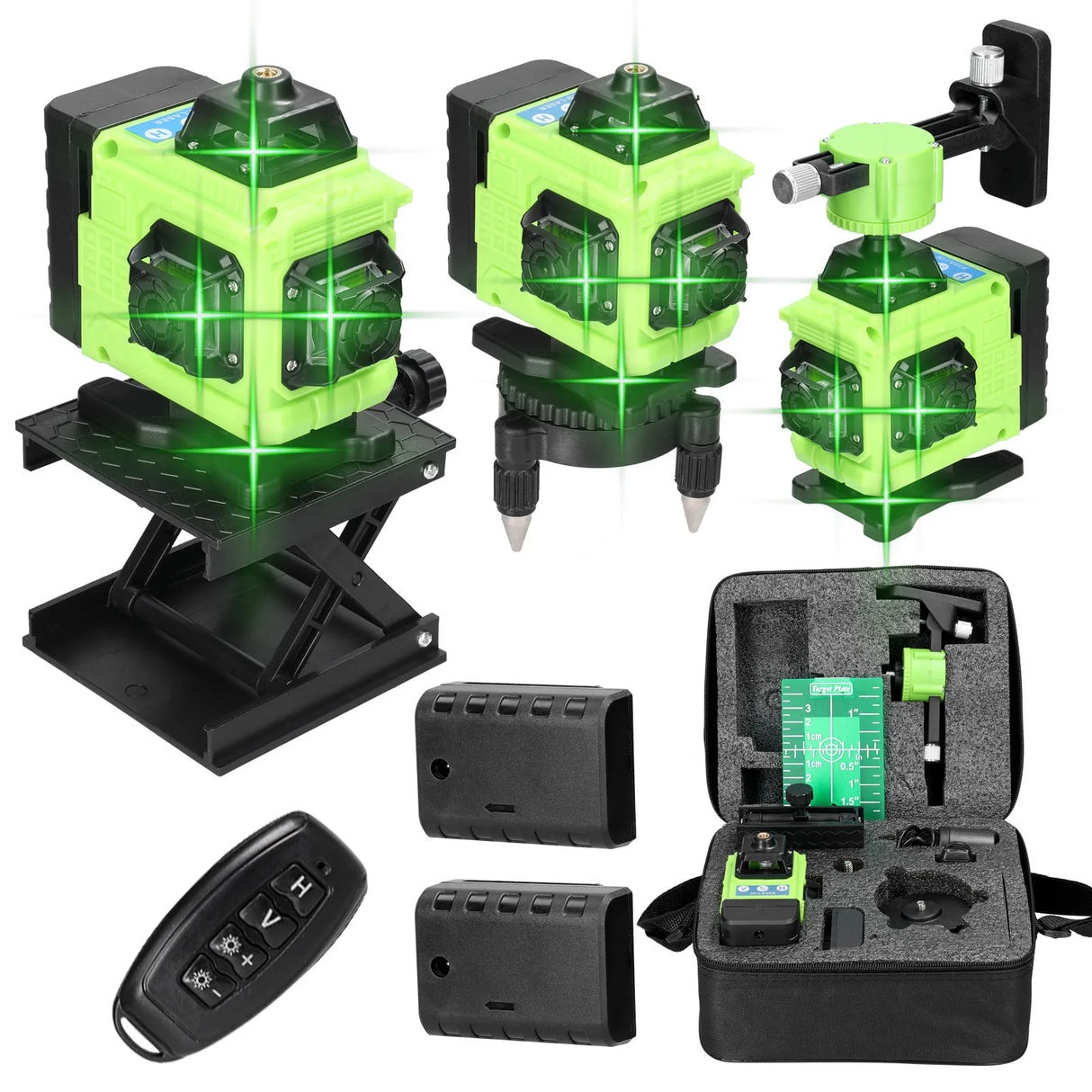 Multifunctional Laser Level 16/12 Lines Green Light Laser