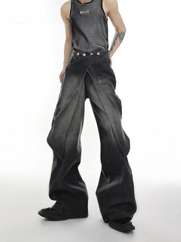 American Heavy Duty Distressed Jeans Men and Women