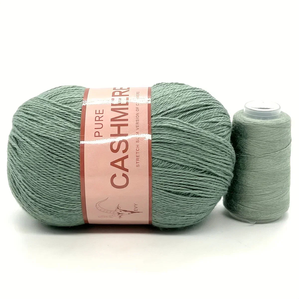 Pure Natural Mongolian Cashmere Yarn Crochet Lana para