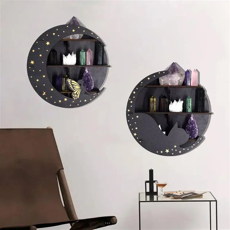 Moon Shaped Storage Rack Silicone Mold INS Wind