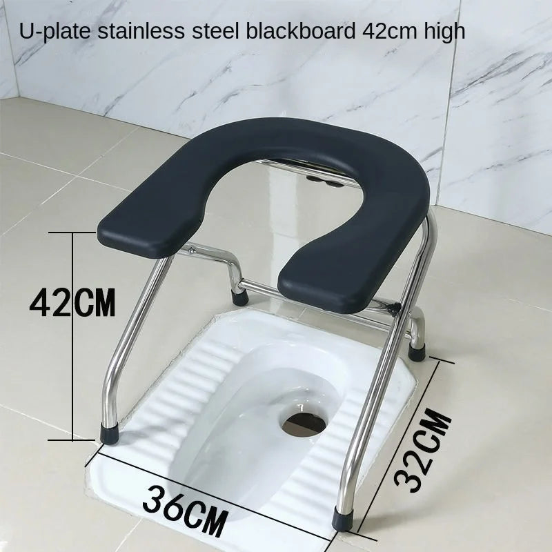 Pregnant Women Elderly Toilet Stool U Design Bathroom