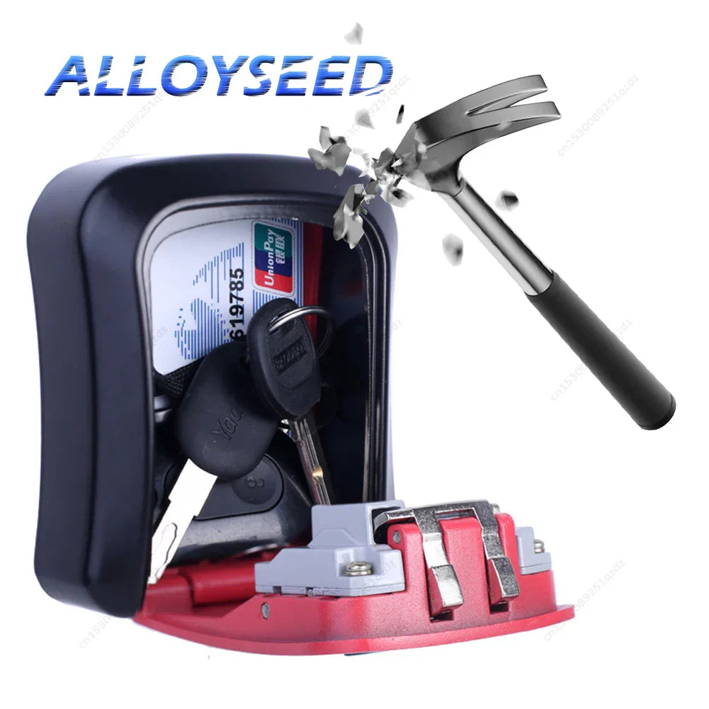 Wall Mount Key Lock Box 4 Digit Combination