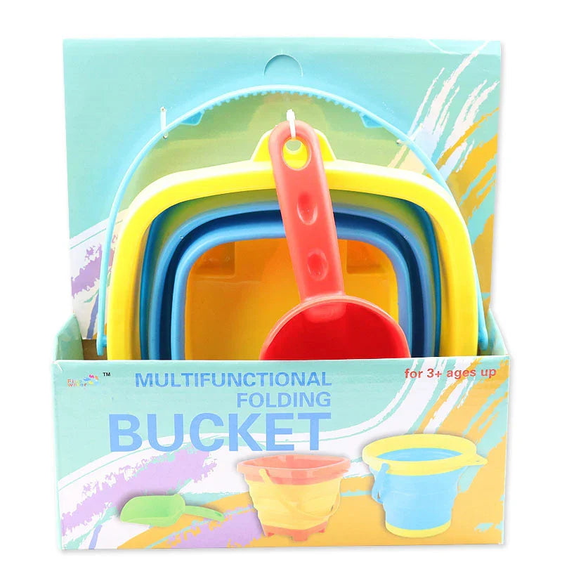 Outdoor Portable Beach Bucket Sand Shovel Toy Baby