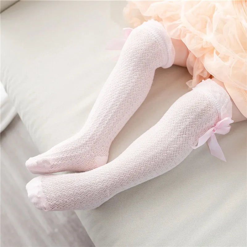 New Kids Socks Cute Bow Knot Baby Girls