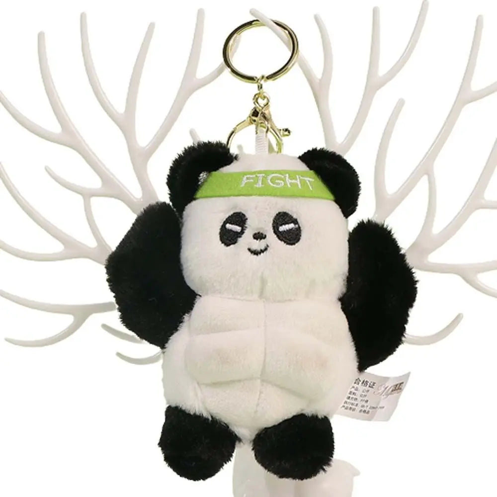 Funny Power Muscular Animal Plush Doll Hercules Cartoon