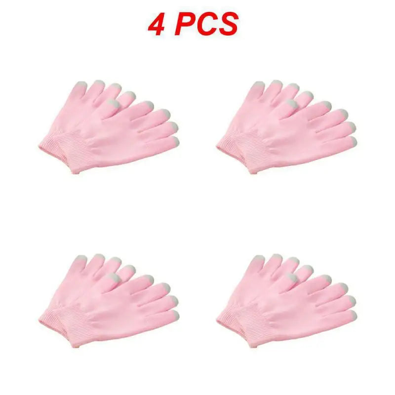 1~4PCS Reusable SPA Gel Socks Moisturizing Whitening Exfoliating