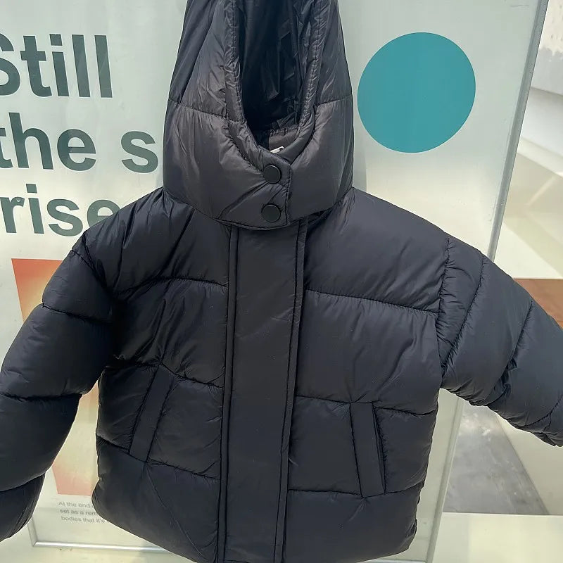 MILANCEL Winter Kids Parkas Korean Style Girls Fur