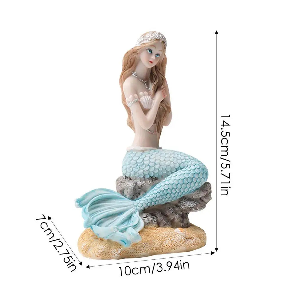 Artificial Aquarium Mermaid Fish Tank Decorations Underwater World