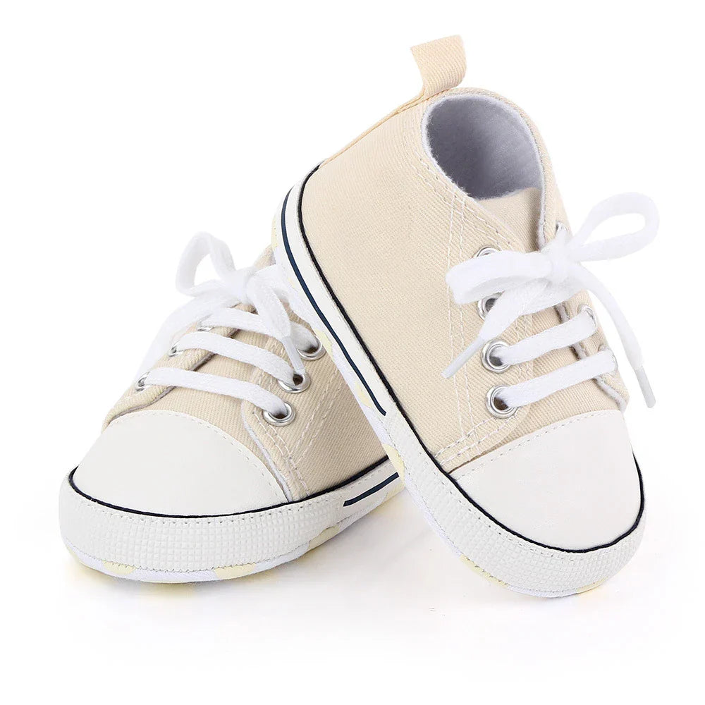 Baby Canvas Classic Sports Sneakers Newborn Baby Boys