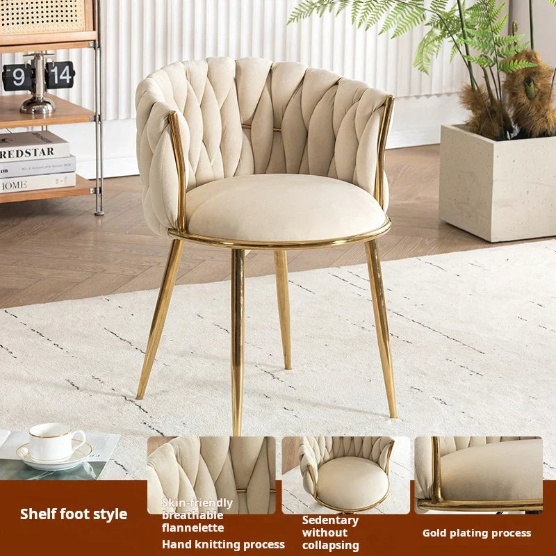 Living room velvet Armchair Fashion Design coffee chair