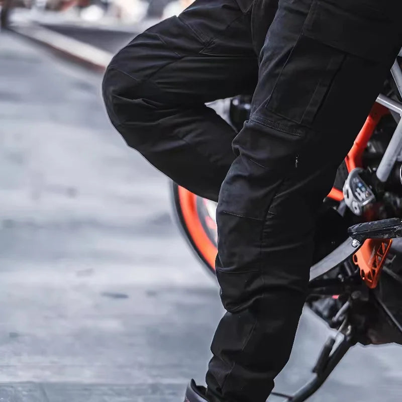 MotoWolf Motorcycle Riding Pants Men's Motorcycle Windproof And Anti Fall Pants Racing Casual Workwear Pants Biker Jeans Atv
