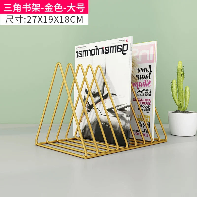 Metal Bookends Magazine Racks Sideboards Display Organizer Bedroom