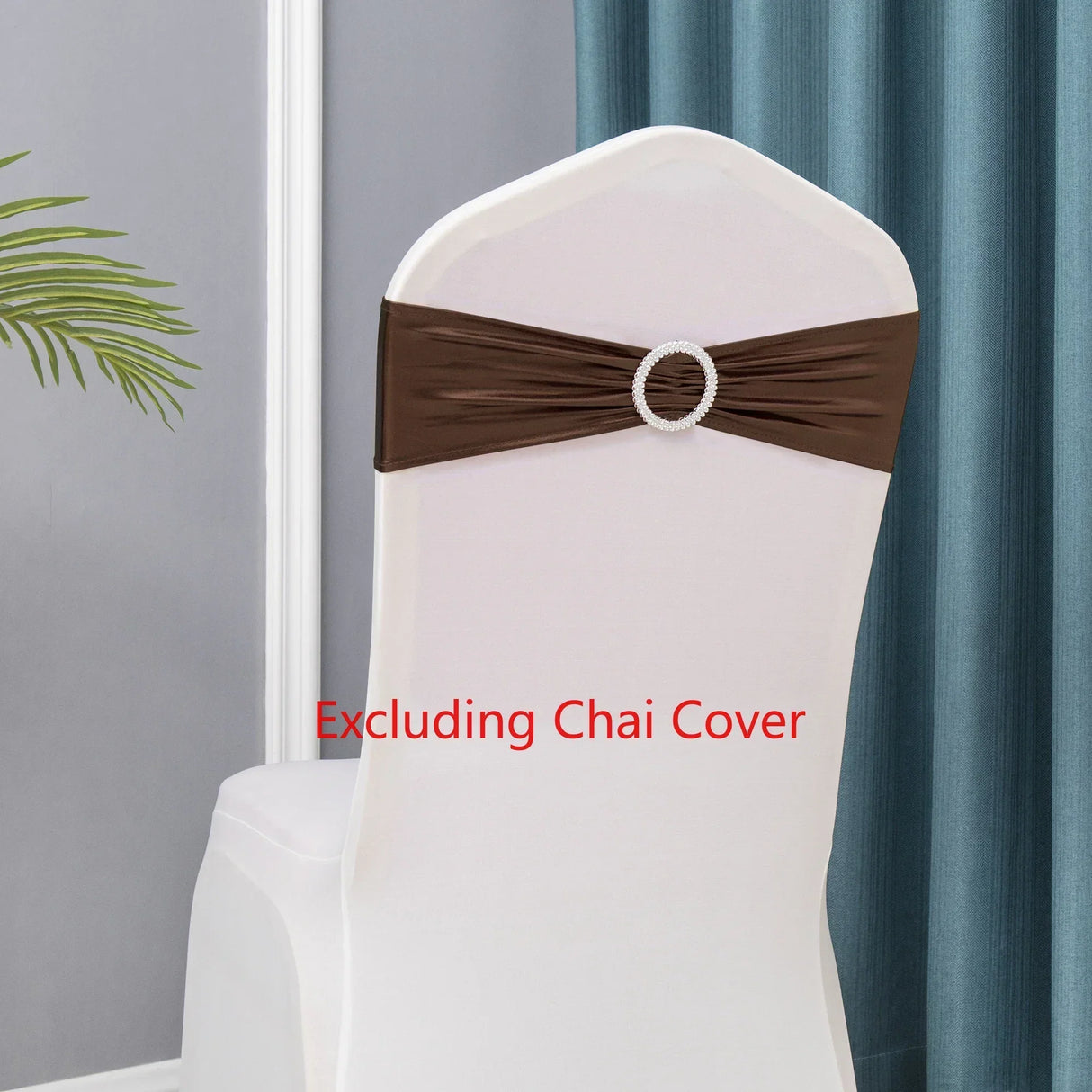 50pcs/Lot Metallic Gold silver Chair Sashes Wedding Chair