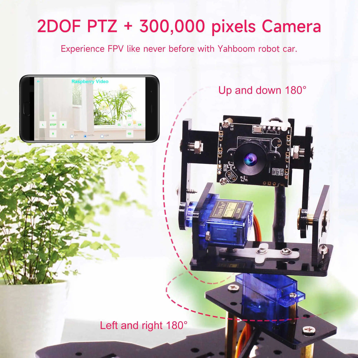 4WD Smart Robot Car Automation Kit For Raspberry