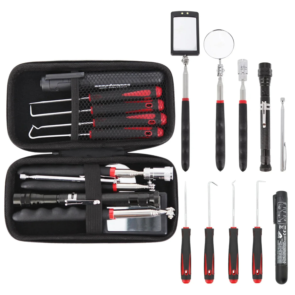 Portable Car Telescopic Detection Lens Inspection Mirror 360° Swivel Car Angle View Pen For Auto Inspection Hand Repair Tools