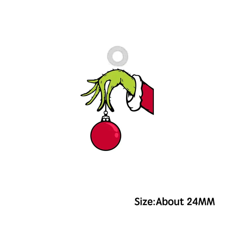 Green Christmas Acrylic Charms Classic Movie Stink Stank