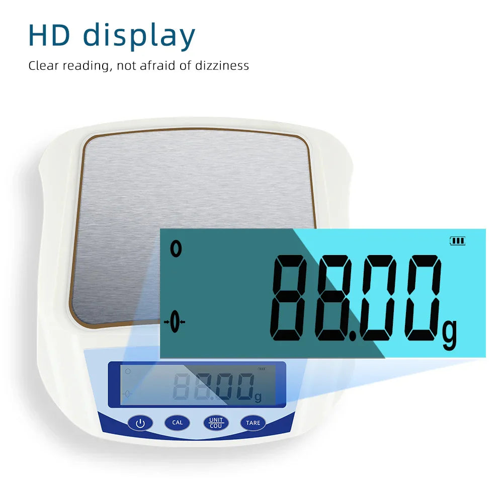 Portable 1000g/0.01g Digital Electronic Balance Scale High Precision