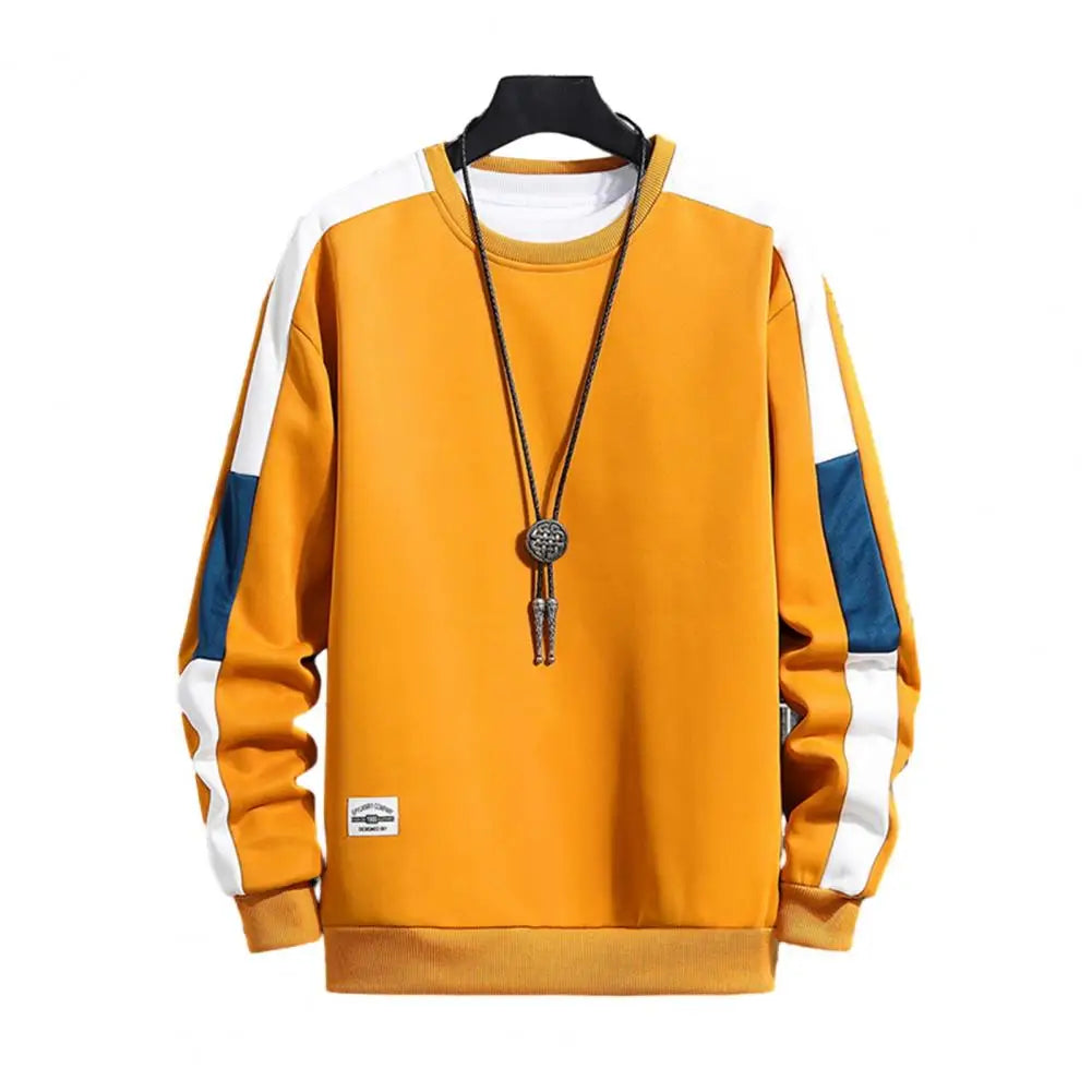 Loose Fit Men Sweatshirt Men Thick Top Cozy
