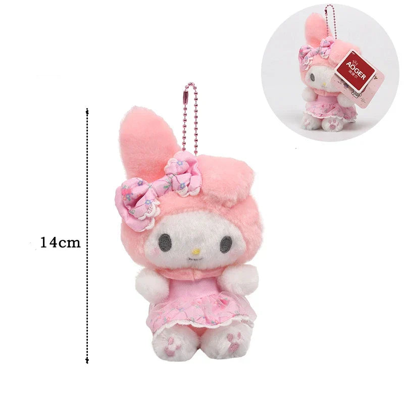 Sanrio Plush Toys Fantasy Cinnamoroll Kuromi Pendant Bag