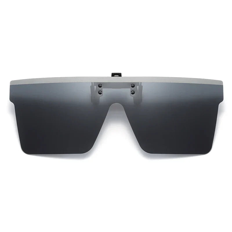 YAMEIZE Clip On Sunglasses Women Men Polarized Flat
