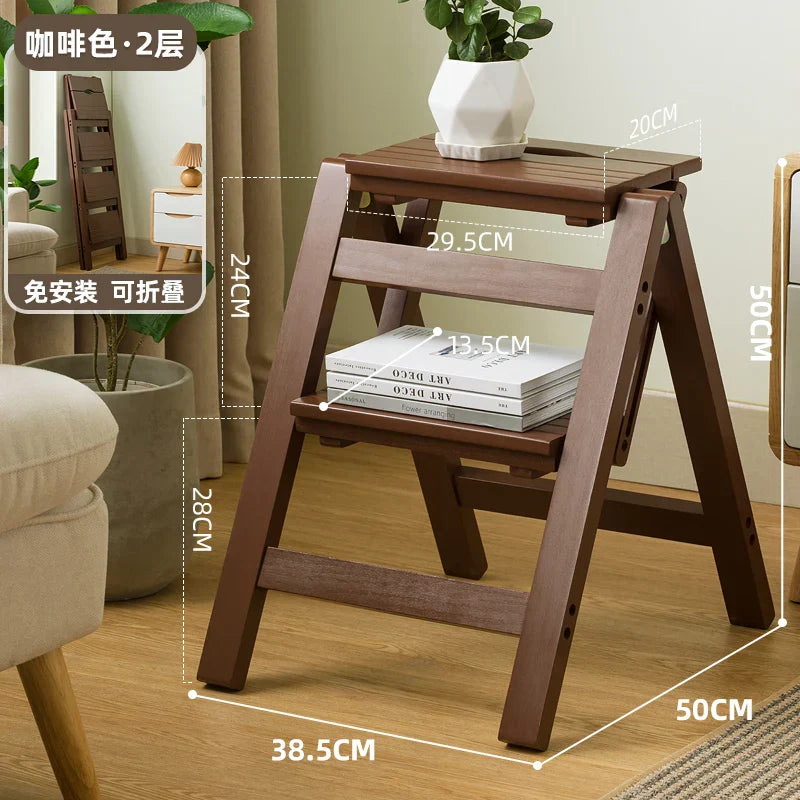 Platforms Telescoping Step Stools Foldable Attic Bar Portable