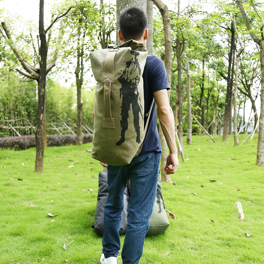 Large Capacity Rucksack Men's Travel Bag Mountaineering Backpack Male Military Hunting Bucket Bag Rucksacks Tactical Backpacks