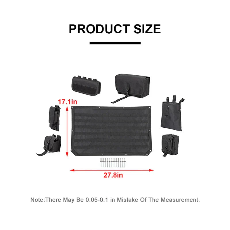 BAWA Multifunction Car Tailgate Storage Organizer Bag for