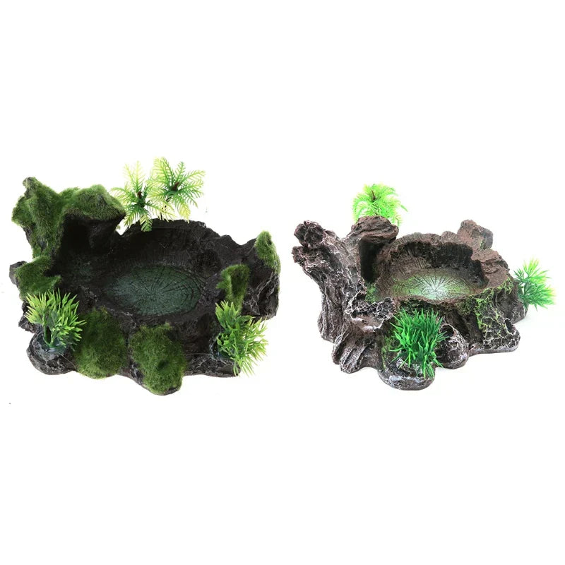 Terrarium Bowls Water Bowl Resin Water Bowl Water