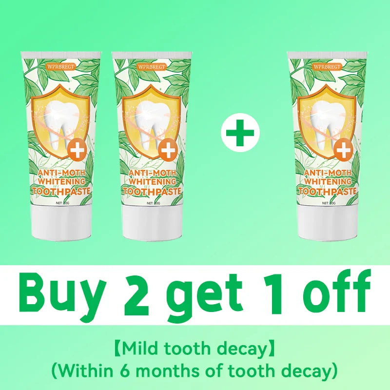 Best-selling, scientific fluoride repairs cavities, removes cavities, cleans