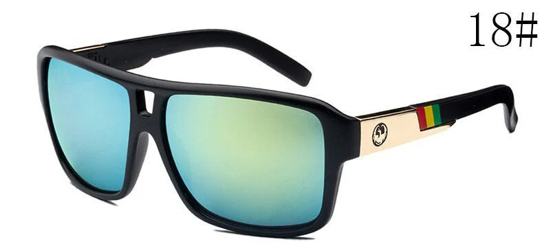Square Sunglasses Men Dragon Brand Designer Mirror Driving