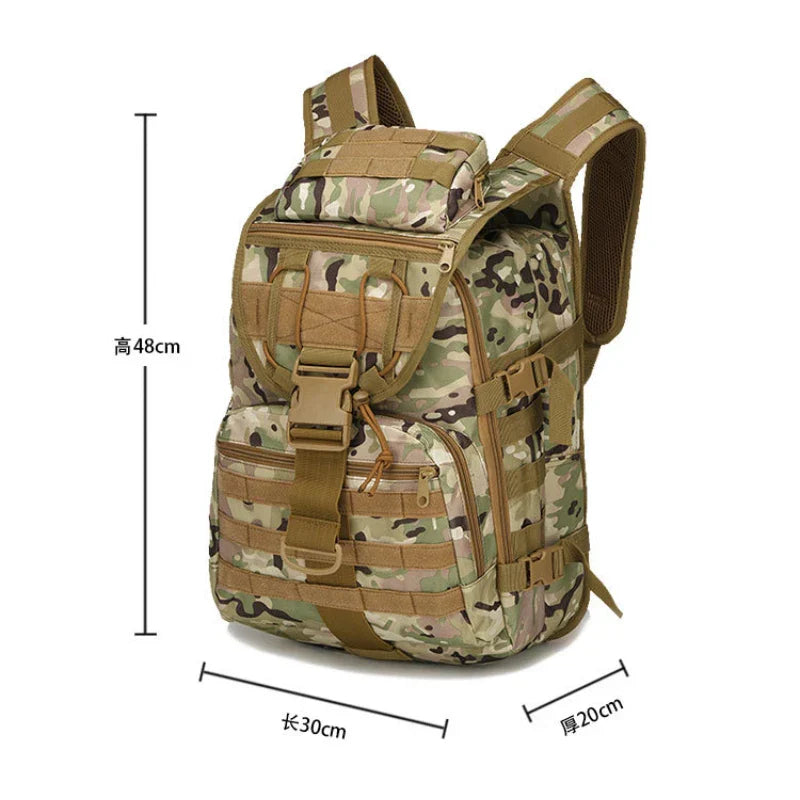40L Military Tactical Waterproof Backpacks Large Capacity Portable