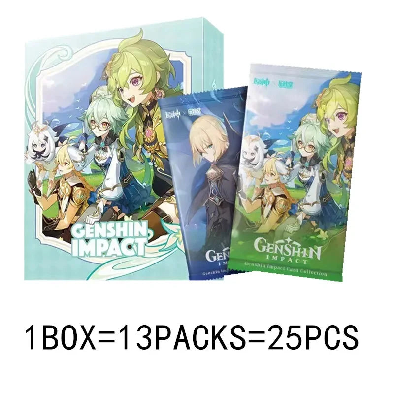 Game Anime Genshin Impact Rare Collectible Card Toy